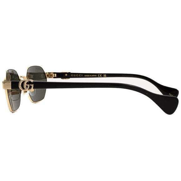 New Gucci Glack & Gold Sunglasses